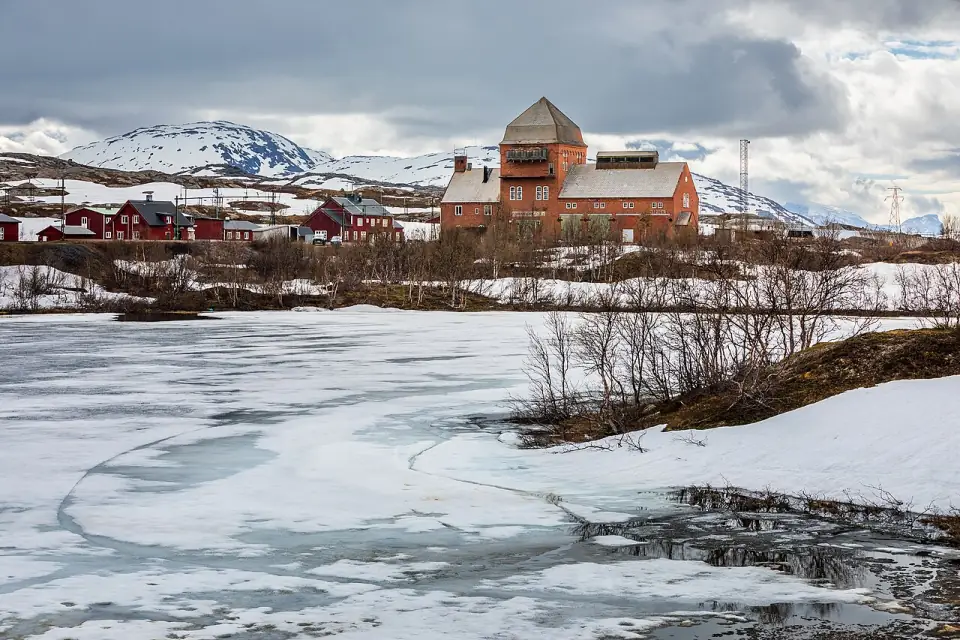 Vassijaure village in Kiruna, Norrbottens län, Sweden, 2022 June