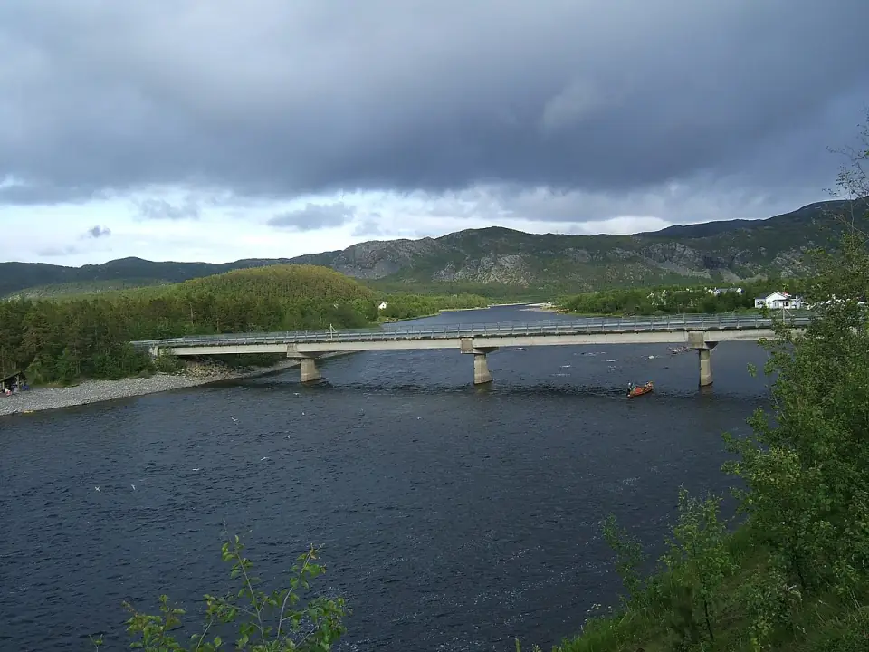 Bridge over Alta river