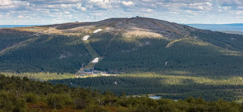 Levi as seen from Kätkätunturi, Kittilä, Lapland, Finland, 2026 August