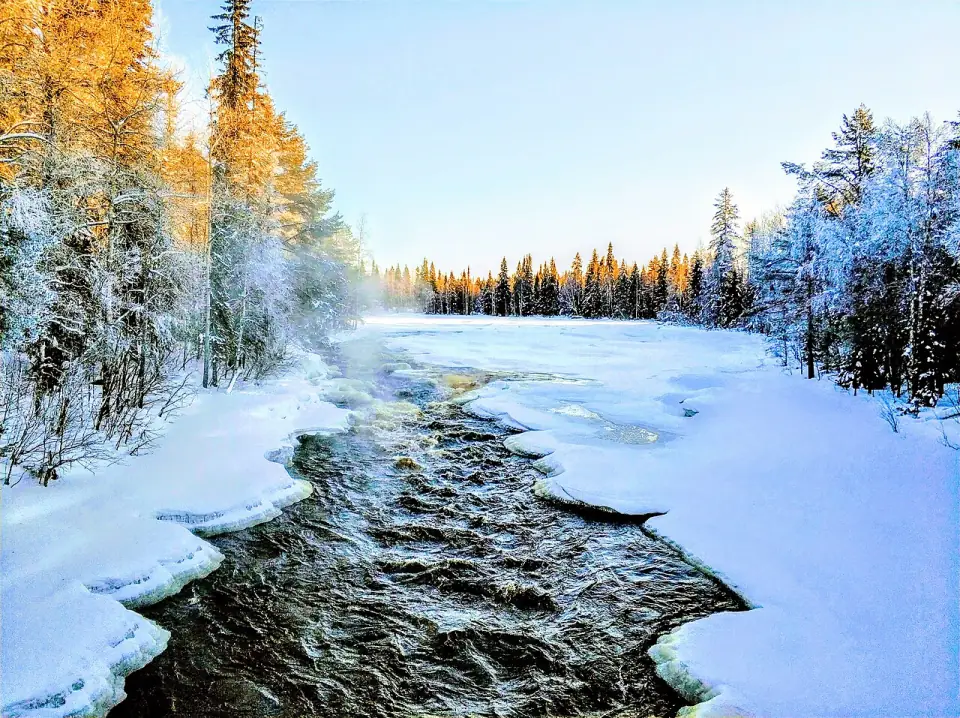 Arctic Circle Hiking Area (Vaattunkiköngäs), one of the Rovaniemi viewing spots
