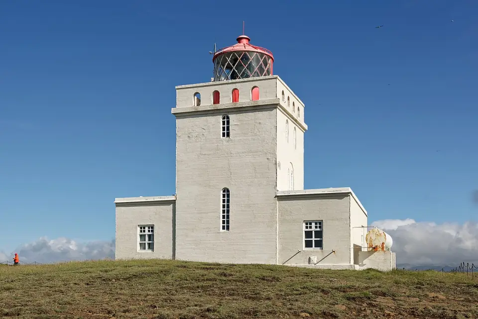 Dyrhólaey lighthouse, Dyrhólaey, Mýrdalshreppur, Iceland, 20240720 0937 2870